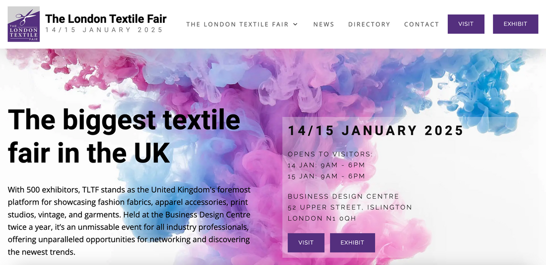 The London Textile Fair 2025: A Key Event for the Textile Industry