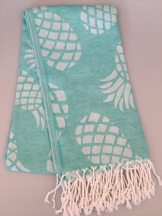 300pcs/LOT Side Pineapple Turkish Towel Jacquard Peshtemal (300g / 400g) - Wholesale Price