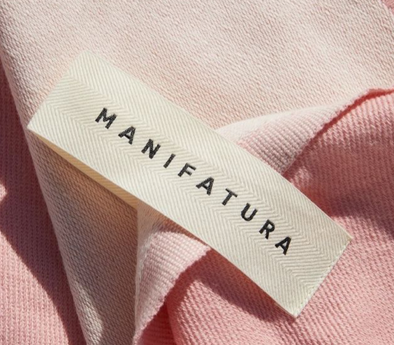 1000 pcs - COTTON LABEL: Custom design printed label production order