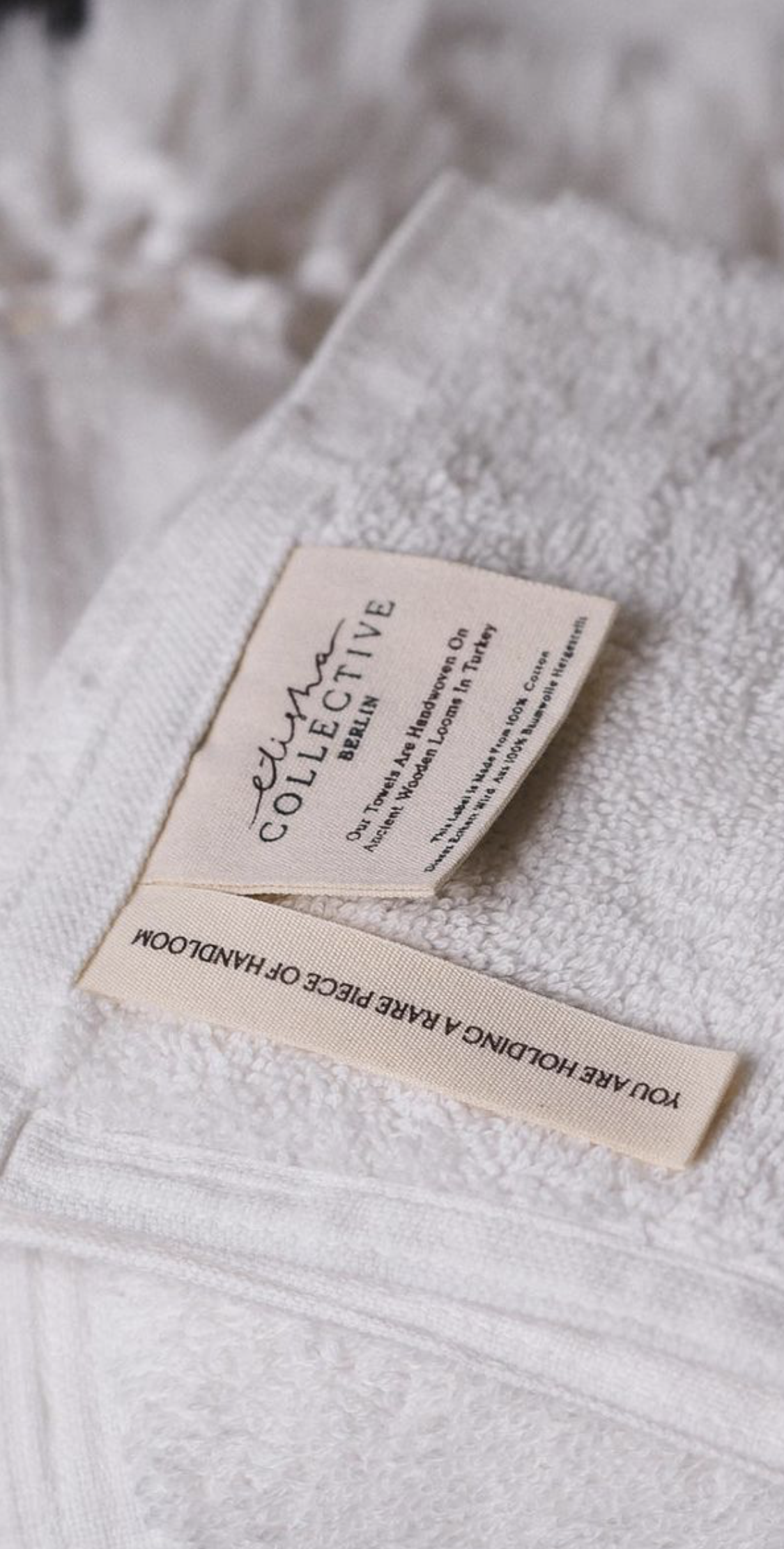 1000 pcs - COTTON LABEL: Custom design printed label production order