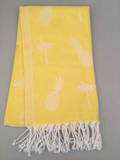 200pcs/LOT Lyrbe Pineapple Turkish Towel Jacquard Peshtemal (300g / 400g) - Wholesale Price